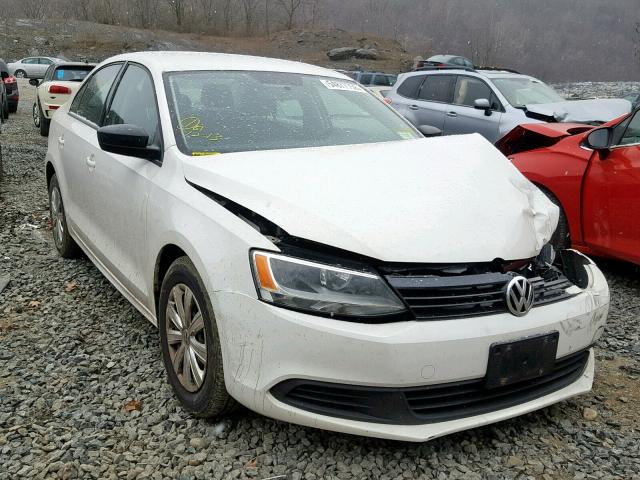 3VW1K7AJ1CM315922 - 2012 VOLKSWAGEN JETTA BASE Սպիտակ լուսանկար 1