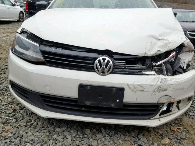 3VW1K7AJ1CM315922 - 2012 VOLKSWAGEN JETTA BASE Սպիտակ լուսանկար 7