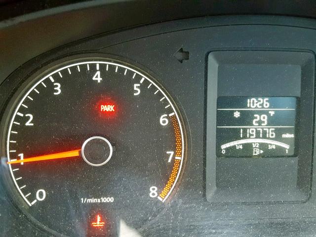 3VW1K7AJ1CM315922 - 2012 VOLKSWAGEN JETTA BASE Սպիտակ լուսանկար 8