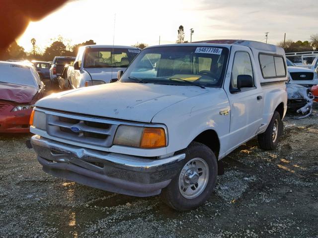 1FTCR10A5VPA71047 - 1997 FORD RANGER WHITE photo 2