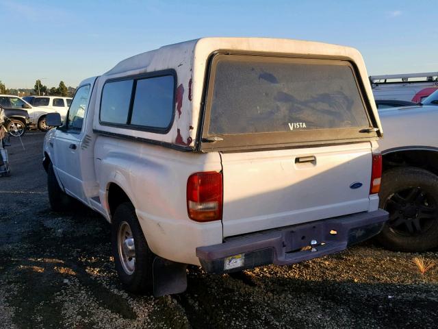 1FTCR10A5VPA71047 - 1997 FORD RANGER WHITE photo 3