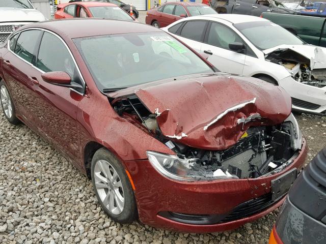 1C3CCCFB2HN509721 - 2017 CHRYSLER 200 LX MAROON photo 1