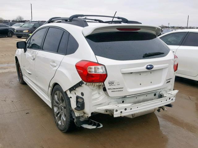 JF1GPAU60FH285863 - 2015 SUBARU IMPREZA SP WHITE photo 3