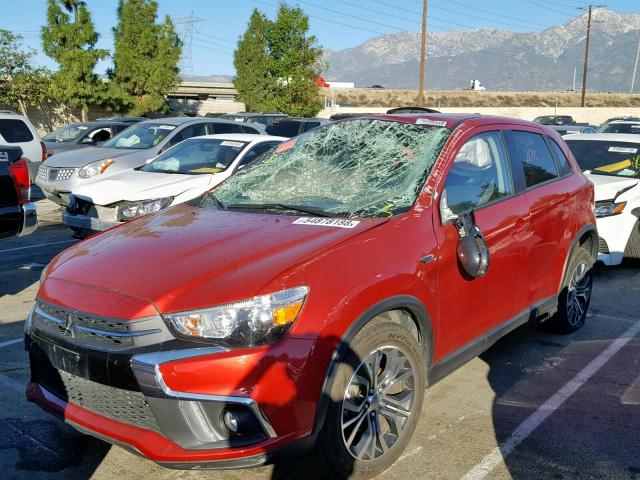 JA4AP3AW5JZ036598 - 2018 MITSUBISHI OUTLANDER RED photo 2