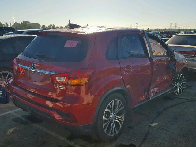 JA4AP3AW5JZ036598 - 2018 MITSUBISHI OUTLANDER RED photo 4