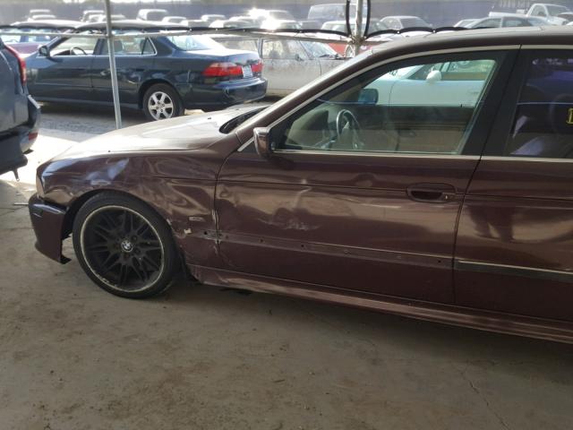 WBADE6329VBW54068 - 1997 BMW 540 I AUTO BURGUNDY photo 9