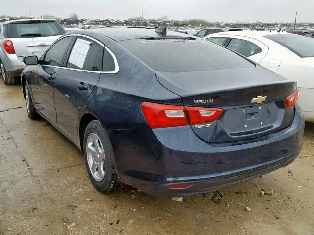 1G1ZB5ST9JF222209 - 2018 CHEVROLET MALIBU LS ლურჯი ფოტო 3