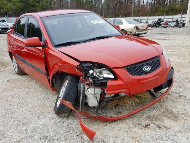 KNADE123086297969 - 2008 KIA RIO BASE RED photo 1