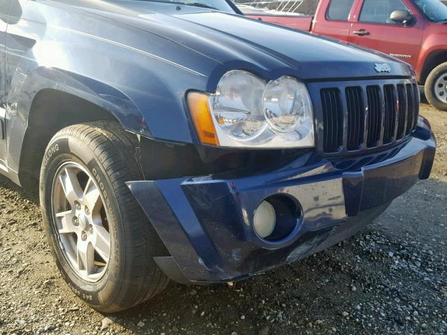 1J4GR48K65C713373 - 2005 JEEP GRAND CHER BLUE photo 10