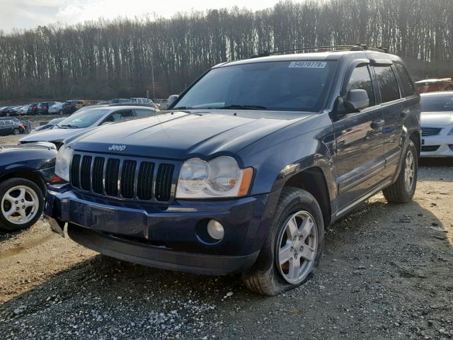 1J4GR48K65C713373 - 2005 JEEP GRAND CHER BLUE photo 2