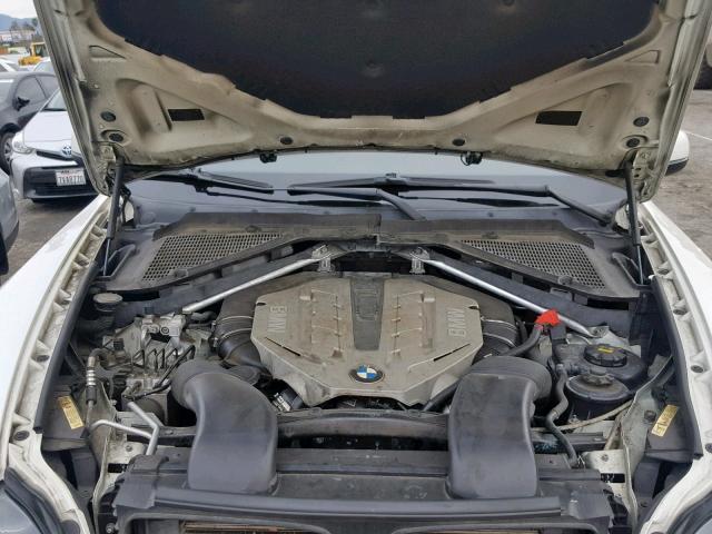 5UXFG83568LZ92021 - 2008 BMW X6 XDRIVE5 WHITE photo 7