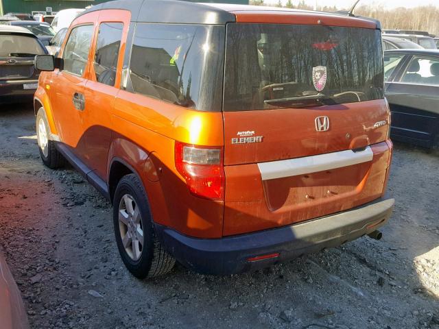 5J6YH28779L005162 - 2009 HONDA ELEMENT EX ORANGE photo 3