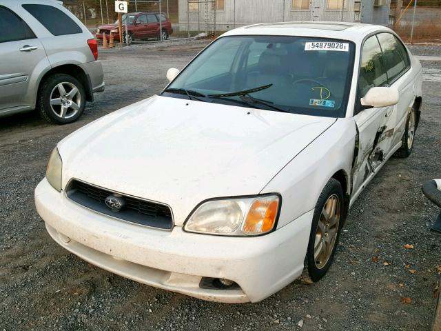 4S3BE635537209525 - 2003 SUBARU LEGACY L WHITE photo 2