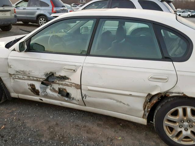 4S3BE635537209525 - 2003 SUBARU LEGACY L WHITE photo 9