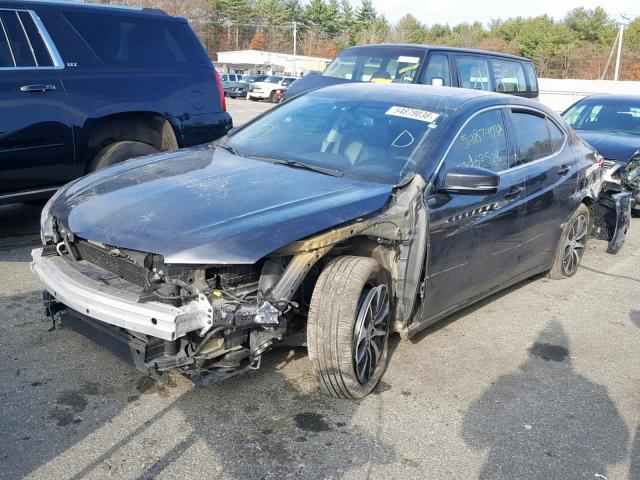 19UUB1F39FA018486 - 2015 ACURA TLX BLUE photo 2