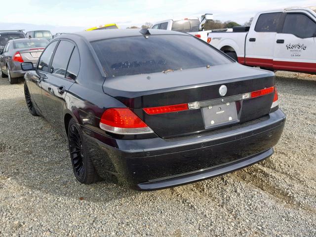 WBAGN63474DS48629 - 2004 BMW 745 LI BLACK photo 3