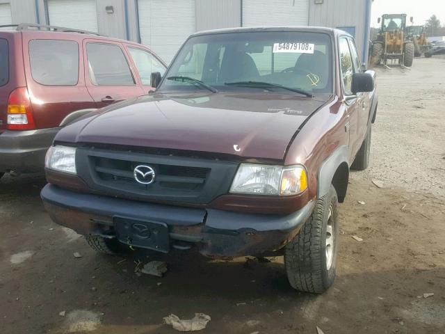 4F4YR17E93TM12461 - 2003 MAZDA B4000 CAB BROWN photo 2