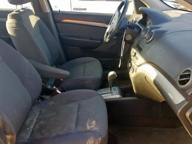 KL1TD56638B008479 - 2008 CHEVROLET AVEO BASE Qara foto 5
