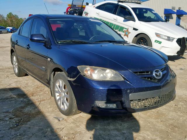 JM1BK323481186725 - 2008 MAZDA 3 S BLUE photo 1