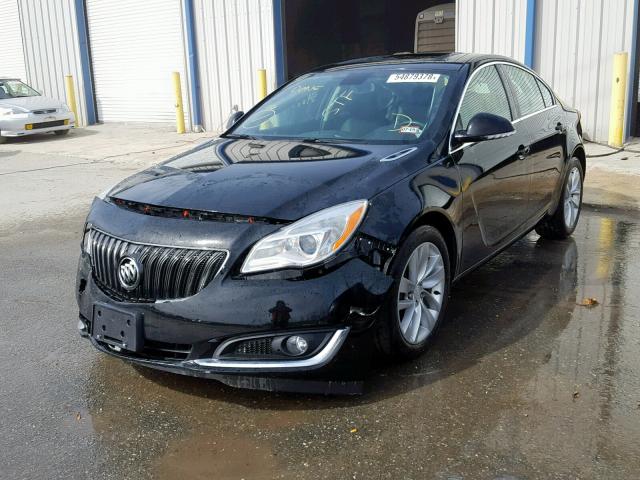 2G4GN5EX2F9276094 - 2015 BUICK REGAL PREM BLACK photo 2