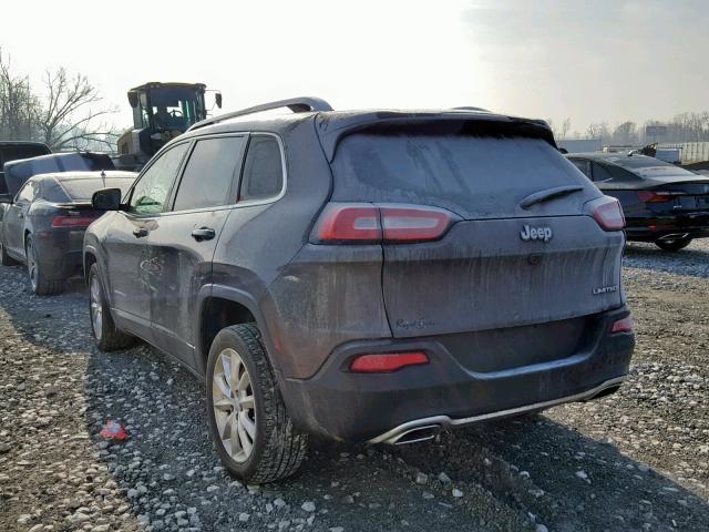 1C4PJLDSXHW595814 - 2017 JEEP CHEROKEE L GRAY photo 3