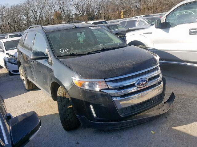 2FMDK3JC6DBC74065 - 2013 FORD EDGE SEL BLACK photo 1