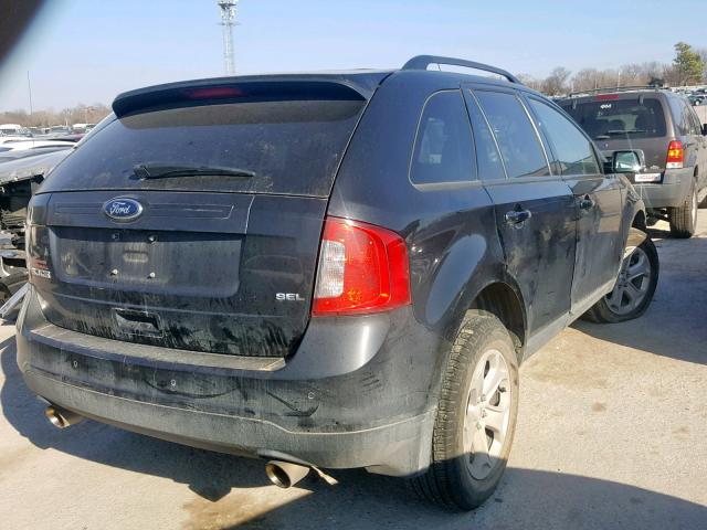 2FMDK3JC6DBC74065 - 2013 FORD EDGE SEL BLACK photo 4