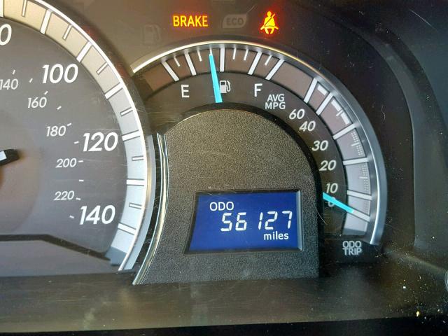 4T1BF1FK1EU804275 - 2014 TOYOTA CAMRY L შავი ფოტო 8