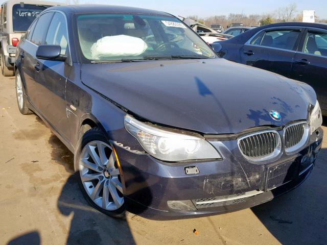 WBANV13518C150274 - 2008 BMW 528 XI BLUE photo 1