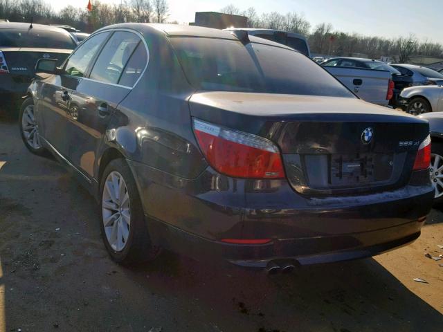 WBANV13518C150274 - 2008 BMW 528 XI BLUE photo 3