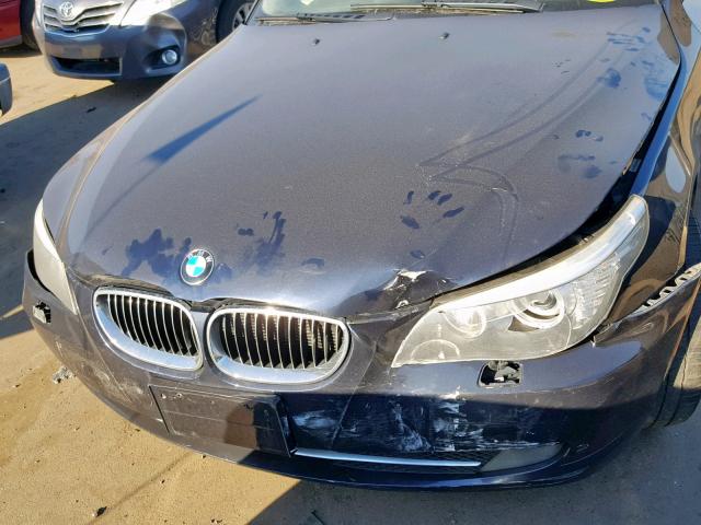 WBANV13518C150274 - 2008 BMW 528 XI BLUE photo 7