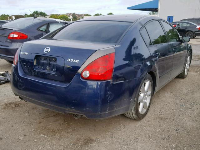 1N4BA41E96C860368 - 2006 NISSAN MAXIMA SE BLUE photo 4