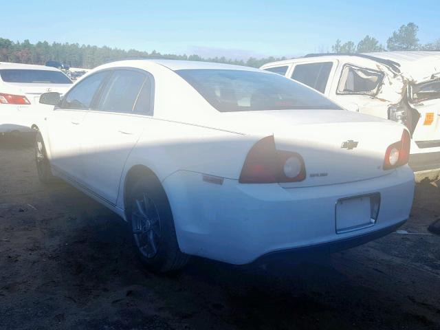 1G1ZH57BX9F141875 - 2009 CHEVROLET MALIBU 1LT 白色 照片 3