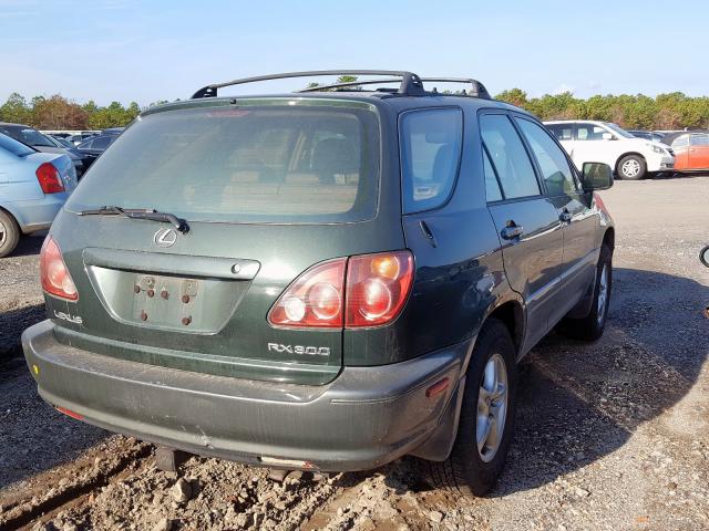 JT6HF10U2X0008273 - 1999 LEXUS RX 300 GREEN photo 4