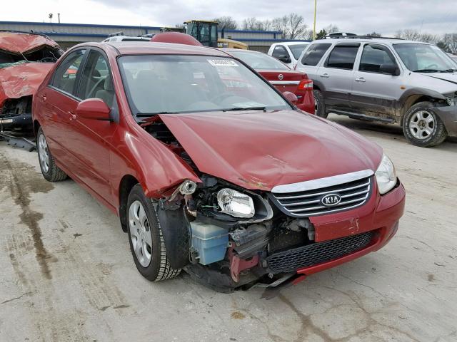 KNAFE121385559352 - 2008 KIA SPECTRA EX RED photo 1