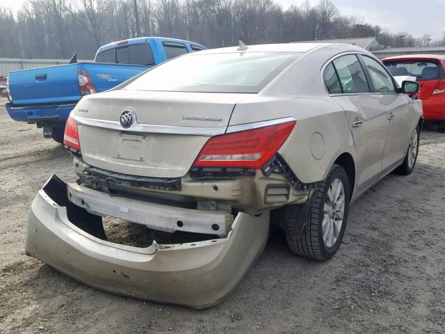 1G4GB5GR1EF191843 - 2014 BUICK LACROSSE BEIGE photo 4