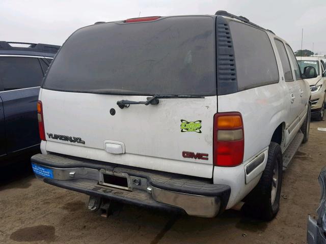 3GKEC16T41G170240 - 2001 GMC YUKON XL C WHITE photo 4