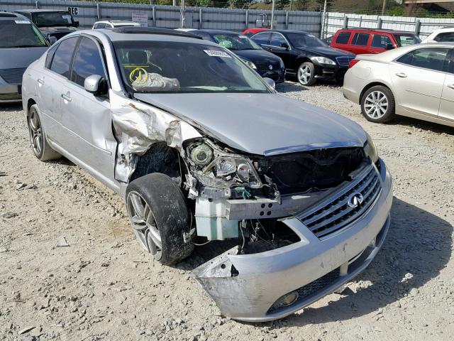 JNKBY01E56M206510 - 2006 INFINITI M45 BASE SILVER photo 1