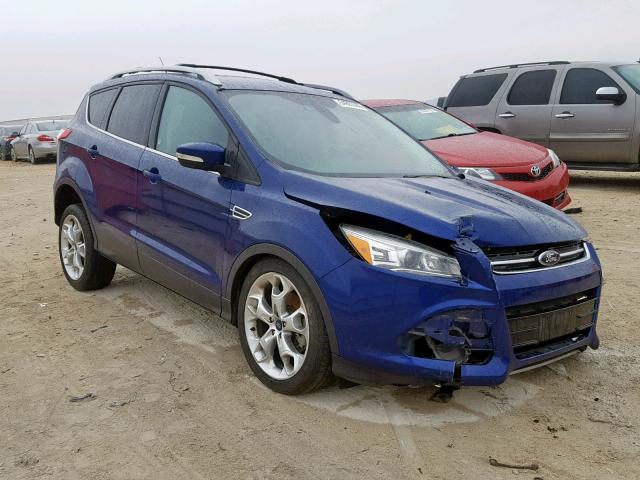 1FMCU0J97DUB00315 - 2013 FORD ESCAPE TIT BLUE photo 1