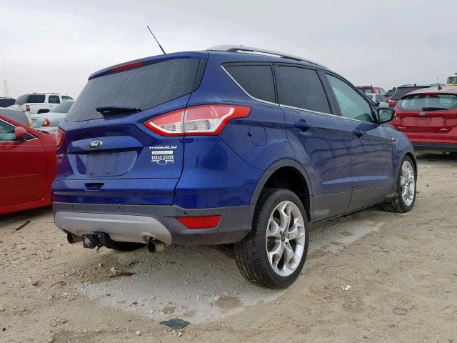 1FMCU0J97DUB00315 - 2013 FORD ESCAPE TIT BLUE photo 4