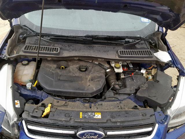 1FMCU0J97DUB00315 - 2013 FORD ESCAPE TIT BLUE photo 7