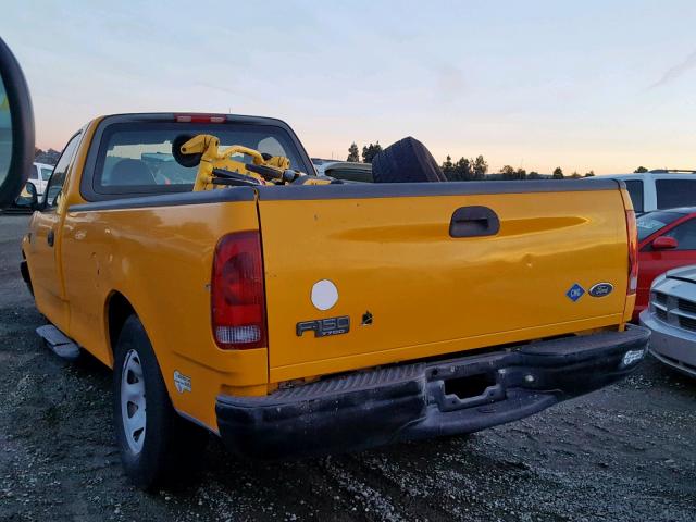 2FDPF17M44CA69599 - 2004 FORD F-150 HERI YELLOW photo 3