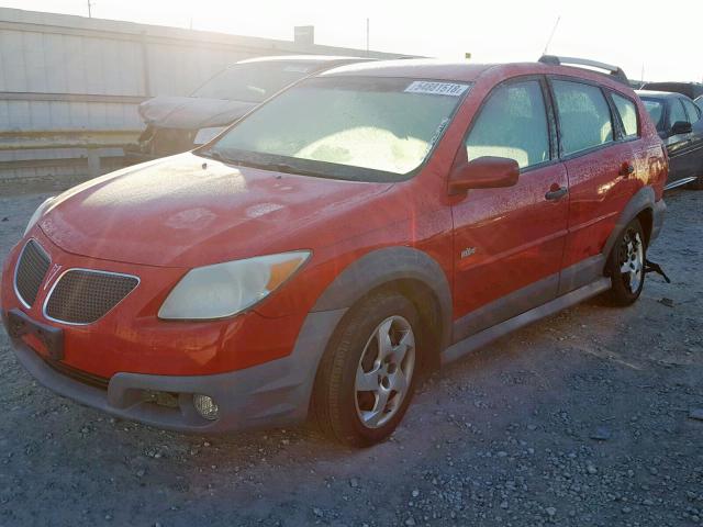 5Y2SL63815Z479715 - 2005 PONTIAC VIBE RED photo 2