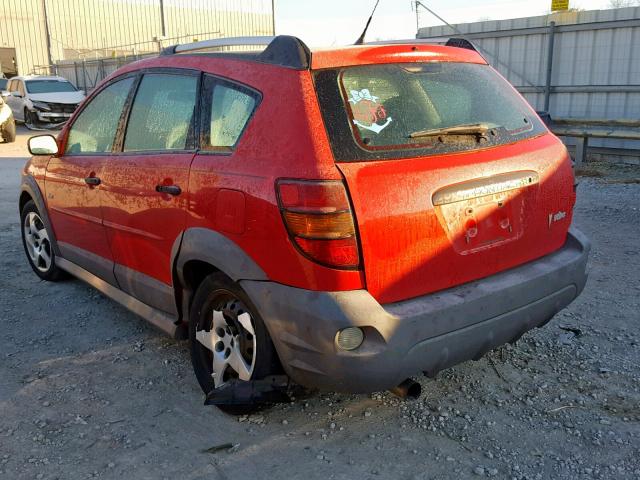 5Y2SL63815Z479715 - 2005 PONTIAC VIBE RED photo 3