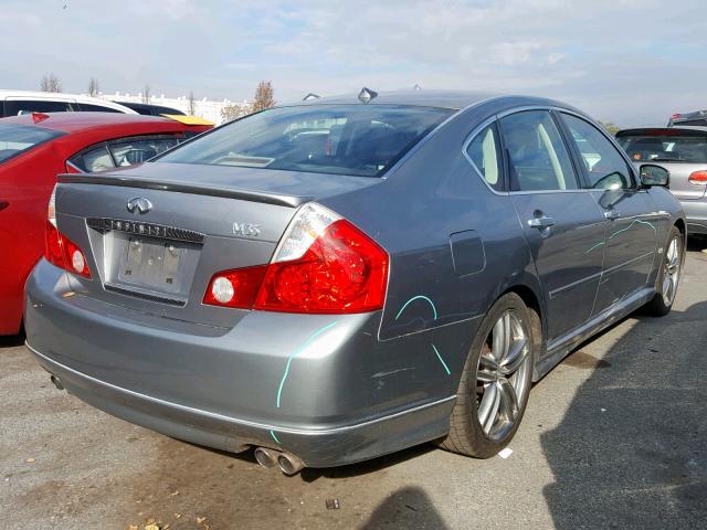 JNKAY01E56M113806 - 2006 INFINITI M35 BASE GRAY photo 4