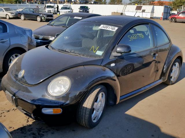 3VWCC21CXYM420752 - 2000 VOLKSWAGEN NEW BEETLE Schwarz Foto 2