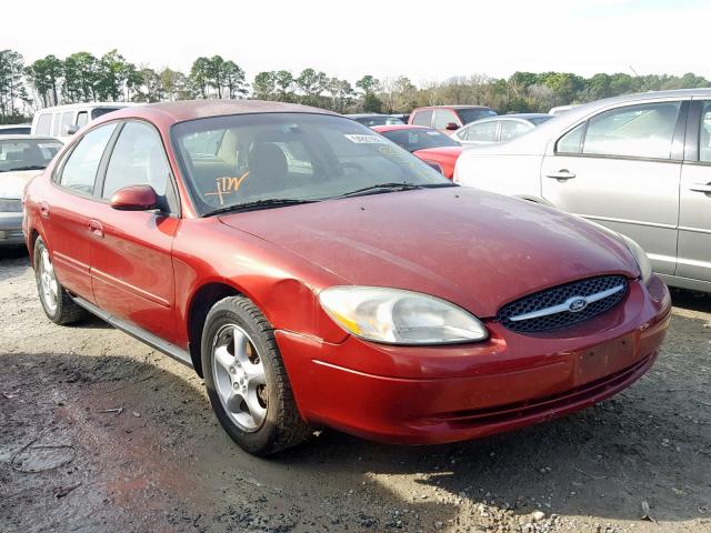 1FAFP55U21A127641 - 2001 FORD TAURUS SES RED photo 1