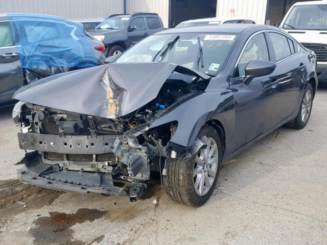 JM1GJ1U57F1179373 - 2015 MAZDA 6 SPORT GRAY photo 2