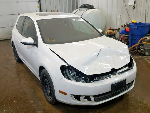 WVWAB7AJXDW051734 - 2013 VOLKSWAGEN GOLF 白色 照片 1
