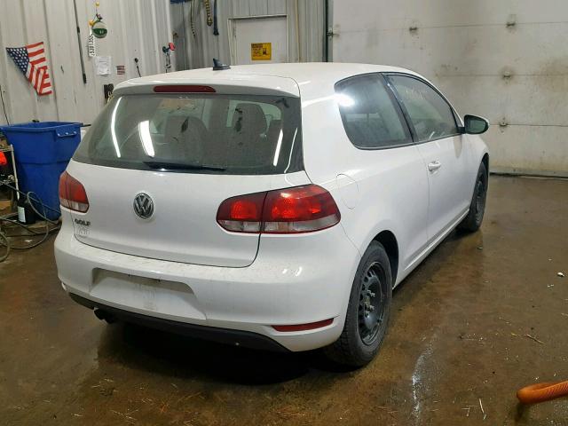WVWAB7AJXDW051734 - 2013 VOLKSWAGEN GOLF 白色 照片 4